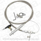 Aeroflow Performance Products AF72-7007 Kickdown Cable With Stainless Steel Cover & Chrome Ends (Suit GM TH350 Transmission)
