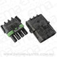 Aeroflow AF49-8504 Weatherpack 4 Pin Connector Male/Female Pins & Seals