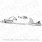 Aeroflow AF64-2001S Billet Throttle Cable Bracket Silver suits 4150 Style