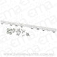 Aeroflow AF64-2259S for Toyota 2JZ-GTE Billet EFI Fuel Rail - Silver Suit 14mm Full Length Fuel Injectors -8ORB Ports