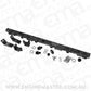 Aeroflow AF64-2004BLK Fuel Rail Kit Ba-Bf Black Ford 6 Cylinder
