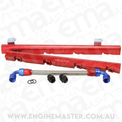 Aeroflow AF64-2008R Holden 5L Efi Rail Kit Red