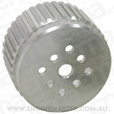 Aeroflow Performance Products AF59-3000W Water Pump Gilmer Drive Pulley Anodised Silver SBC/BBC All