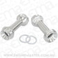 Aeroflow AF59-2137S Replacement Billet Adjustable Fuel Log Legs Suit Adjustable Fuel Log (AF64-2037), 7/8-20" for Holley Carburettors, Silver Finish