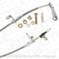 Kickdown Cable With Stainless Steel Cover & Chrome Ends (Suit Ford AOD Transmission)
