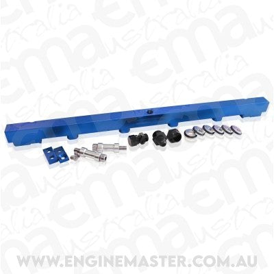 Aeroflow AF64-2010 Fuel Rail Kit Rb25 Blue