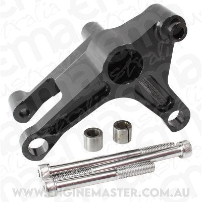 Aeroflow AF64-4027BLK Chev LS Alternator Bracket Std Position Use Factory Alter