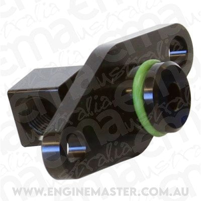 Aeroflow AF64-2067BLK Fuel Rail Adapter for Subaru Sti Ej25 '08 -On