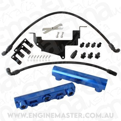 Aeroflow AF64-2131 for Toyota 86 / Brz Fuel Rail Kit -8ORB Inlets / Outlets Scion