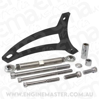 Aeroflow AF64-4008BLK Black Alternator Bracket 351W Aust Driver Side