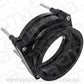 Aeroflow AF64-2144BLK GM LS Throttle Body Adapter Black Finish suits 102mm Fly By Wire and 4" Intercooler Clamp