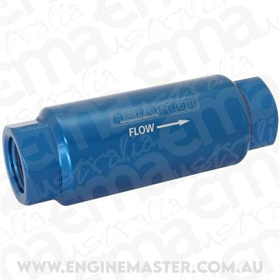 Aeroflow AF66-2044-100 Aeroflow Pro Filter 100 Micronblue Female -12ORB 2" x 5.5"