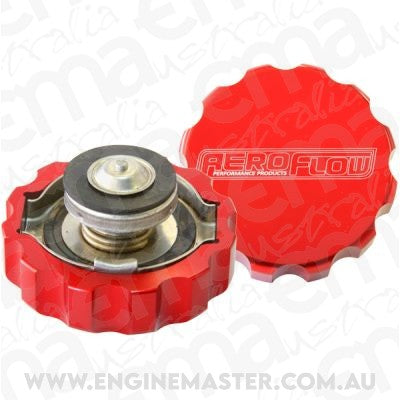 Aeroflow AF64-5032R Billet Radiator Cap 32mm 1.1B Complete with Billet Cover