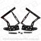 Aeroflow AF64-4129BLK Billet Bonnet Hinge Kit Black Holden Hk - Ht - Hg