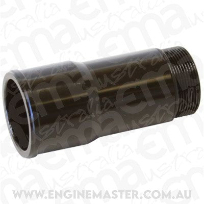 Aeroflow AF64-2082BLK 1.75" Radiator Hose Adapter Black Short 2.75" Length Cvr