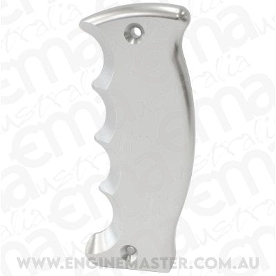Aeroflow AF72-9910 BARE PISTOL GRIP SIDE PLATE PASSENGER HANDLE SILVER