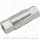 Aeroflow AF64-4385S M6 FEMALE HEX SPACER SILVER 1 PER PACK 40mm LENGTH