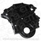 Aeroflow AF64-4358BLK Holden 304 308 Billet Timing Cover Accepts Mech Fuel Pump