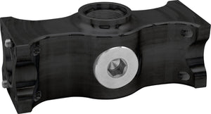 CVR CVR8001BK Universal Billet Aluminium Water Pump Manifold 1" Outlet Black
