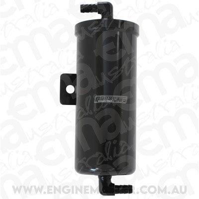 Aeroflow AF77-1029BLK Universalersal Overflow Tank Black Finsh Compact Design