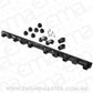Aeroflow AF64-2259BLK for Toyota 2JZ-GTE Billet EFI Fuel Rail - Black Suit 14mm Full Length Fuel Injectors -8ORB Ports