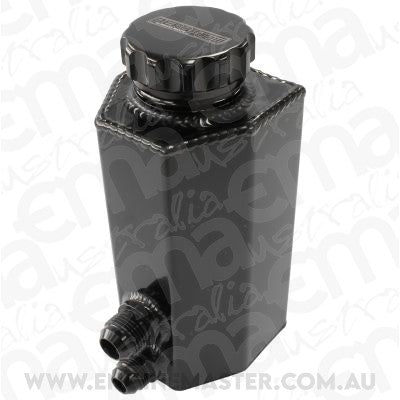 Aeroflow AF77-1032BLK Universalersal Power Steer Tank with Baffle -8AN & -10AN Black