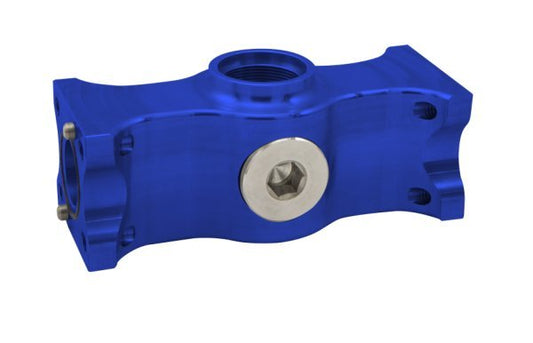 CVR CVR8001BL Universal Manifold Blue Anodised Finish