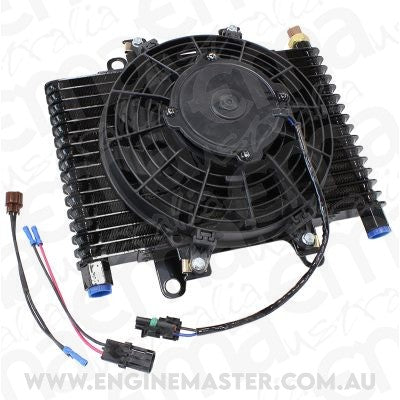 Aeroflow AF72-6001 13.5 x 9" Comp Trans Cooler with 120W Fan & Switch -10ORB