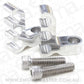 Aeroflow AF64-9703 Polished 3 Wire Lead Separatorbolt Into Valve Cover Thread