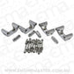 Aeroflow AF64-4032 Chev LS1 / LS6 Coil Mounts Billet Can Sep Mount Chrome