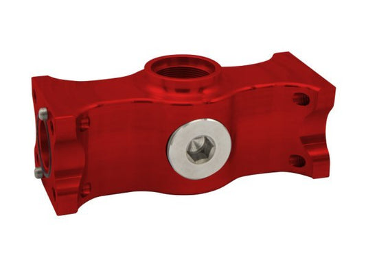 CVR CVR8001R Universal Manifold Red Anodised Finish
