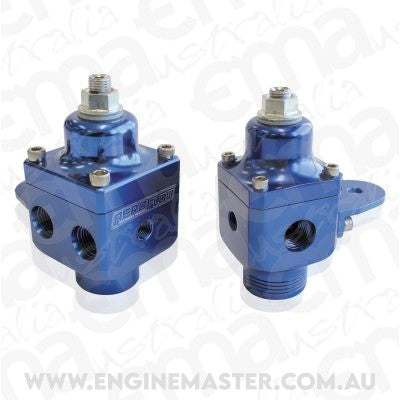 Aeroflow AF66-2047 2 Port Fuel Pressure Regulatorblue 750+ Hp @ 4-12 Psi