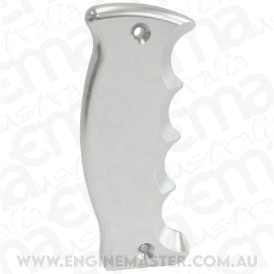 Aeroflow AF72-9912 BARE PISTOL GRIP SIDE PLATE DRIVERS SIDE HANDLE SILVER