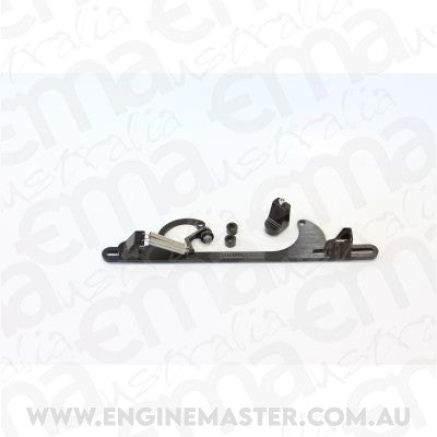Aeroflow AF64-2001BLK Billet Throttle Cable Bracket Black suits 4150 Style
