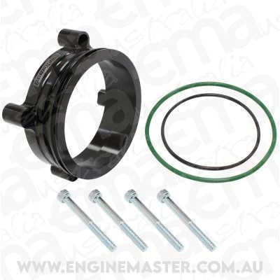 Aeroflow AF64-2138BLK BOSCH DBW 74mm THROTTLE ADAPT INTERCOOLER CLAMP 3 INCH BLACK