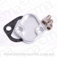 Aeroflow AF64-2027S Billet Fuel Pump Block Off Silver Chry BBC SBF BBF