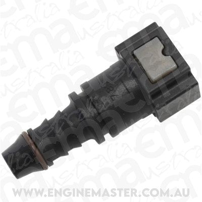Aeroflow AF49-7020 PUSH ON 5/16" EFI FITTING TO 3/8" / 9.65MM BARB STRAIGHT