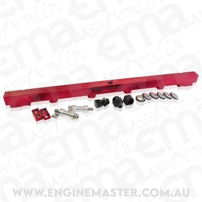Aeroflow AF64-2010R Fuel Rail Kit Rb25 Red