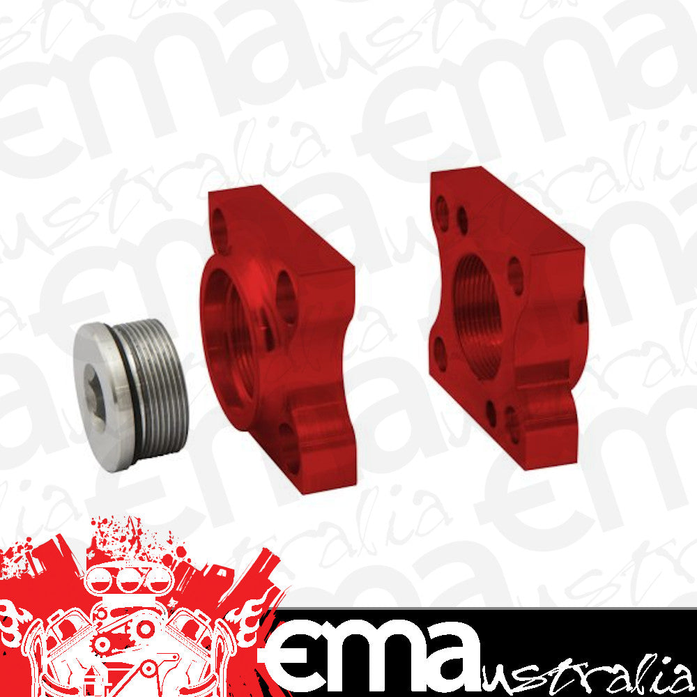 CVR CVR8002R Remote Flange Kit for Proflo Extreme Pump Red Anodised Finish]