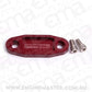 Aeroflow AF64-2020R Billet Fuel Pump Block Off Red Suit 302 351C