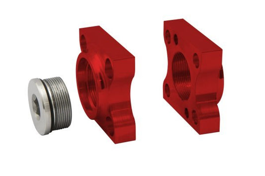 CVR CVR8002R Remote Flange Kit for Proflo Extreme Pump Red Anodised Finish]