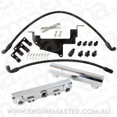 Aeroflow AF64-2131P for Toyota 86 / Brz Fuel Rail Kit -8ORB Inlets / Outlets Scion