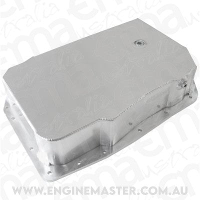 3.35" (85mm) Deep Fabricated Transmission Pan (Natural Finish. Suit GM 6L80E, Must Use GM24236931 Pick Up Filter)
