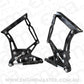 Aeroflow AF64-4105BLK Billet Bonnet Hinge Kit Black xr xy Ford Falcon Shiny Black