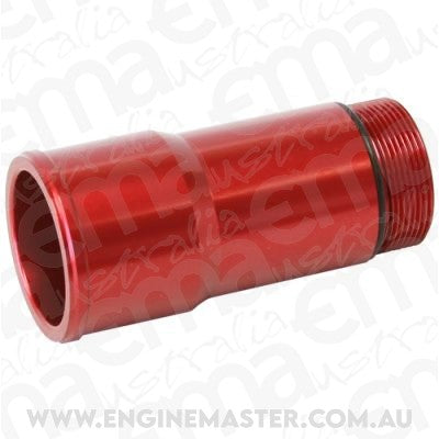 Aeroflow AF64-2080R 1.5" Radiator Hose Adapter Red Short 2.75" Length Cvr