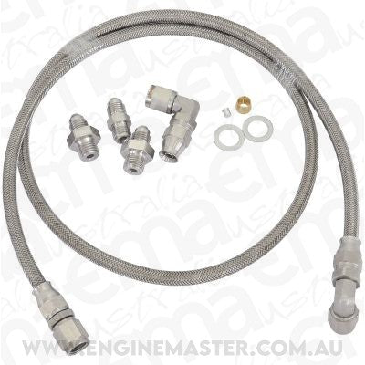 Aeroflow Performance AF30-1010 Universal -4AN Turbo Oil Line Kit