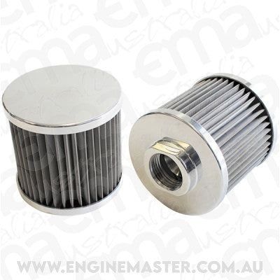 Aeroflow AF77-2000 -10AN S/S Billet Breather with Female -10AN Re-Usable