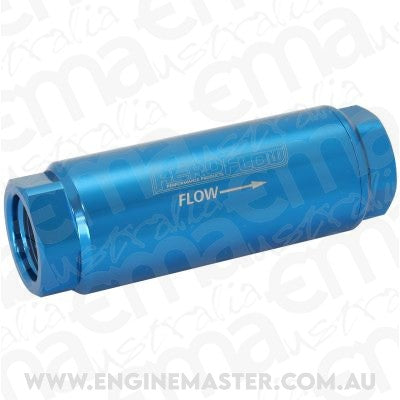 Aeroflow AF66-2042 Aeroflow Pro Filter 60 Micron Blue Female -8 ORB 1.25" x3.5"