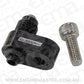Aeroflow AF64-2186BLK Holden / Chev LS Water Cross- Over Adapter -4AN Male Nipple