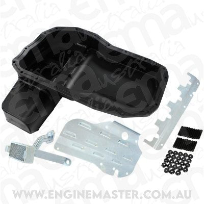 Aeroflow AF82-2018 Mitsu Evo 4 5 6 7 8 9 Racepan 6.1L Crank Scrap Baffle Picku